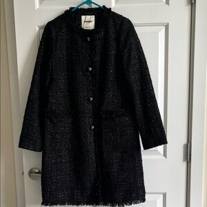Kate Spade Tweed Long Coat - Classic Women's Jacket size 2